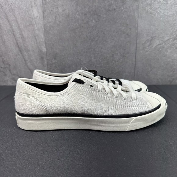 Converse x Clot Jack Purcell Low Ox Panda Size 8.5 Mens White Black Shoes - Picture 1 of 14